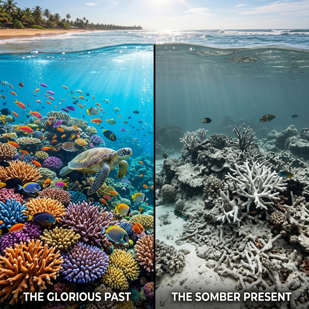 Hikkaduwa Coral Reef: A Journey Through Its Glorious Past and Somber Present