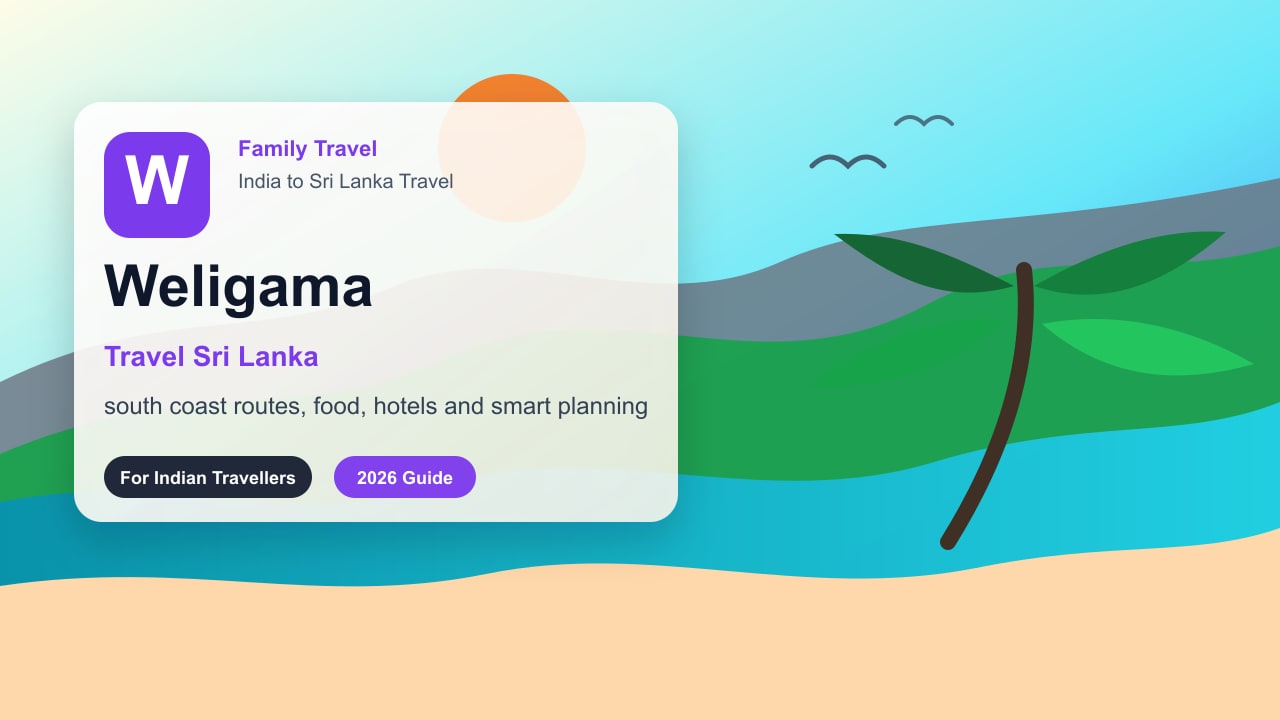 Weligama Sri Lanka Family Travel Guide for Indian Travellers