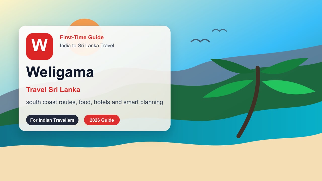 Weligama Sri Lanka Travel Guide for First-Time Indian Travellers
