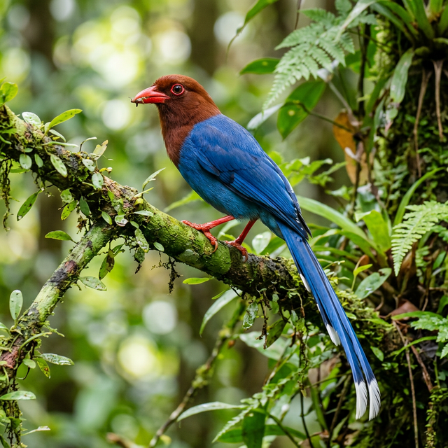 اكتشاف الطيور المستوطنة في سريلانكا